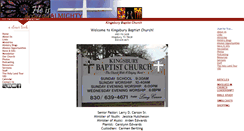 Desktop Screenshot of kingsburybaptist.com